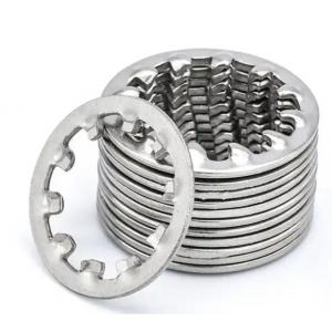 China Din 6797 Stainless Steel Fasteners M10 M12 Toothed Star Washer Internal Tooth Lock Washer supplier