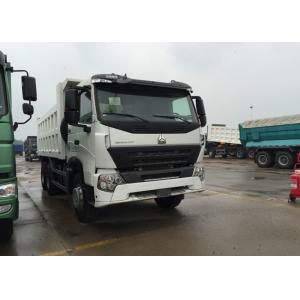 China LHD 371HP Sinotruk Howo Dump Truck Tipper Dump Truck 6200 * 2300 * 1600mm Cargo Body supplier