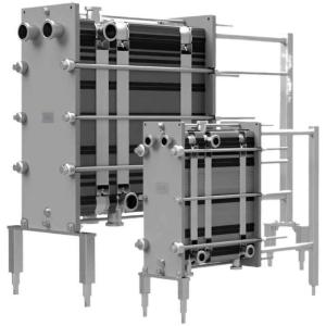 China 50 Square Feet Heat Exchanger for Heat Transfer in Industrial Applications 3/4" MNPT Ports and Ss304 Outer Material wholesale
