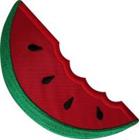 China Watermelon Embroidered Iron On Patches Fruit Badge Embroidery Crafts Applique on sale