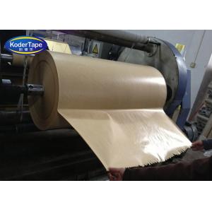 Self Adhesive Kraft Paper Tape Jumbo Rolls General Purpose , Jumbo Stretch Film