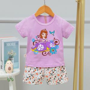 Home Childrens Character Pyjamas With Printing Little Girl