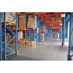 China First In Late Out Heavy Duty Pallet Racks Upright 90 X 70 X 2.5 MM For Chemicals Industrial supplier