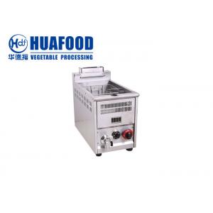 China Stainless Steel 8Ltr Small Gas Deep Fryer Table Top LPG Gas Deep Fryer supplier