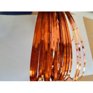 Self Bonding Polyurethane UEW Class 180 Rectangular Enameled Copper Wire Flat Ultra Fine Copper Wire