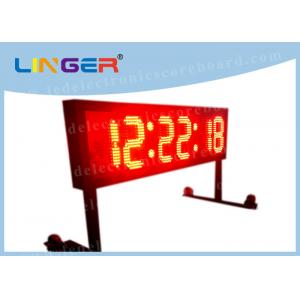 Wireless Controller LED Countdown Timer Electronic With Moving Wheel Stand