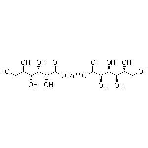 Zinc gluconate   CAS: 4468-02-4   Formula: 	C12H22O14Zn   Food additive  good manufactuer