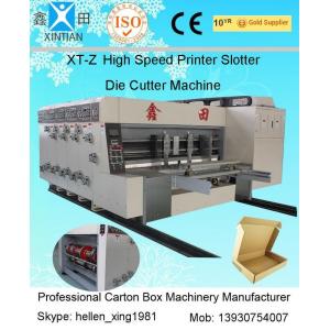 China Economical High Speed Lead Edge Feeder Corrugated Box Flexo Printer Machine supplier