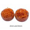 China 10g / Bag No Smell Glitter Orange Recycled Shredded Paper Crinkle Paper wholesale