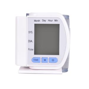 LCD Digital Display Screen Home Automatic Wrist Blood Pressure Pulse Sphygmomanometer