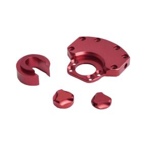 China Red Anodized Aluminum CNC Machining Parts Center Milling Machining Parts supplier