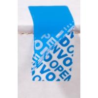 China Custom LOGO Printed Tamper Proof Labels VOID OPEN Tamper Evident Stickers on sale