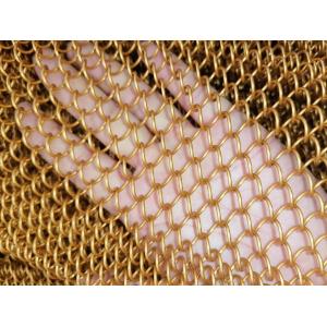 Customizable Metal Coil Drapery Woven Screen Mesh For Decoration