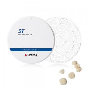 China ST - White Zirconia Blocks For Cerec , Zirconia Dental Material Zirconia Disk supplier