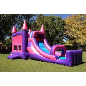 Pink Bouncy House Castle Outdoor Rantal Inflatable Bouncer With Slide