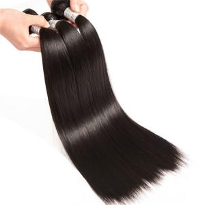 China Wholesale Silky Straight Hair, 100% Remy Human Hair Extension, Brazilian Hair Weave supplier