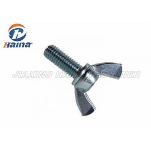 Zinc Plated Square Metric Series Carbon Steel Wing Bolt For Metal Building