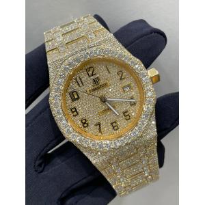 China Hiphop Moissanite Ice Cube Watch Automatic Movement supplier