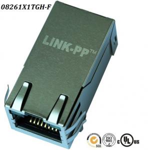 China 1000 Base-TX POE 08261X1TGH-F Extend Temp with integrated magnetics wholesale
