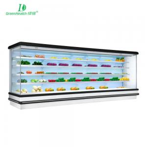 China R404a / R134 Multideck Open Chiller / Supermarket Display Refrigerator Fan Cooling Type supplier