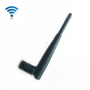 External Dual Band 2.4 Ghz 5Ghz Antenna , RP SMA Black 3DBi WiFi Antenna