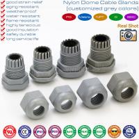 China Non-Metallic Plastic Gray Cable Gland PG11, Adjustable 5-10mm Gland Connector IP68 Watertight Cable Screw Gland on sale