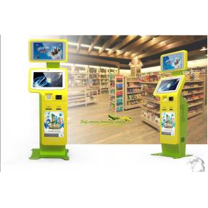 China Multimedia Touch Screen Kiosk Check Reader For Retail / Ordering / Payment supplier