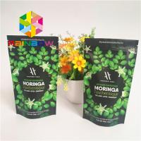 China Stand Up k Plastic Pouches Packaging Aluminum Foil Lined Matcha Powder Green Tea Bag on sale