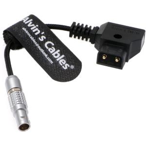 Power Cable For Teradek ARRI 2-Pin-Male To Reverse D-Tap Flexible Braided Cable 7CM Alvin'S Cables