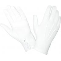 100% Nylon Cotton Hand White Parade Gloves 10.2 Inches