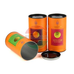 Custom Printing A4 Paper Tube Container Cylinder Wine Packaging Gift Box With Plug Lid