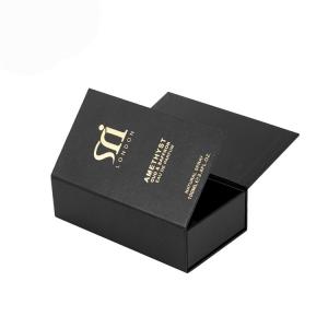China Special Paper Luxury Cosmetic Packaging Box With Double Magnetic Flip Lid supplier