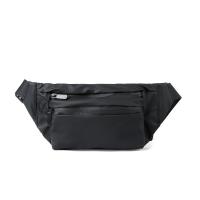 Outdoor Waterproof Black Cross Body Pack Nylon Wallet Waist Pouch