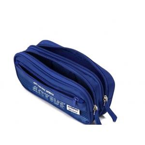 Modern Cool Zipper Pencil Bag Multi Compartment Pencil Case Big Capacity