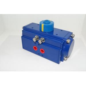 Polyester Coating Pneumatic Rack And Pinion Actuator / 0~90 Degree Rotary Actuator