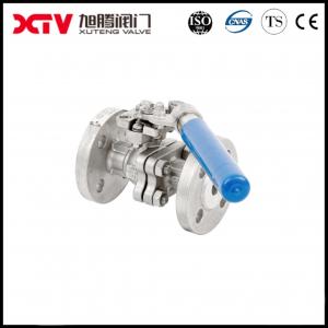 China Straight Through Type Carbon Steel 2PC Automatic Homing Ball Valve with Dead Man Handle supplier