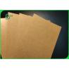 China Virgin Pulp 300gsm + 16g Unbleached Kraft Paper For Food Packaging Waterproof wholesale