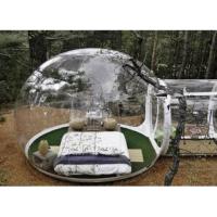 China Clear Inflatable Bubble Tent Inflatable Double Stitching Clear Camping Tent Inflatable Party Tent on sale