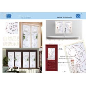 China Tempered Decorative Glass Windows Bump Resistant Keeping Warm Various Shape supplier