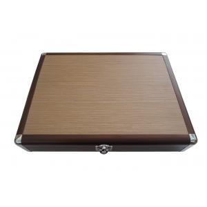 China Brown Nature Ping Pong Bat Case , Table Tennis Paddle Cover For Competition supplier