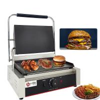 China SMOKELESS Function All Stainless Steel Electric Panini Contact Grill for Commercial on sale