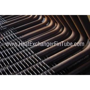 DIN 17175 ST35.8 / I  SMLS Carbon Steel Square H Fin Tubing with 90° Bends