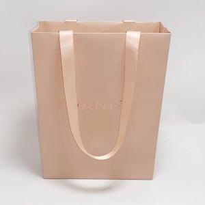 Folding Jewelry Pouch Bags Custom Printed Kraft Paper Bags Full Color Printing