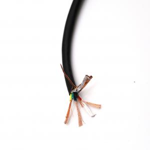 Electric Copper Wire Fire Rated Fibre Optic Cable , Fire Resistant Fiber Optic Cable Security System