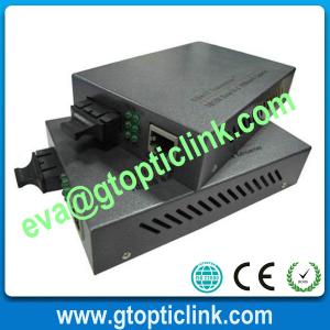 China RJ45 Port 1000 Base 20KM Ethernet Fiber Media Converter supplier