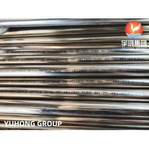 China Stainless Steel Welded Tubing ASME SA249 ASTM A249 TP316 / 316L Plain End supplier