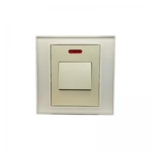 45a Electrical Wall Switch Mechanic  Champagne Color 86mm Size