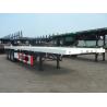 tridem container semi flat deck trailer 45ton load