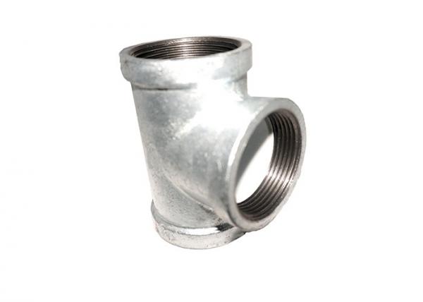Durable Plastic Lined Pipe Fittings , Hot Galvanized Tee Fittings Eco Friendly