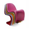 China Panton Chair Design furniture S Shape fiberglass ABS restaurant chairs wholesale